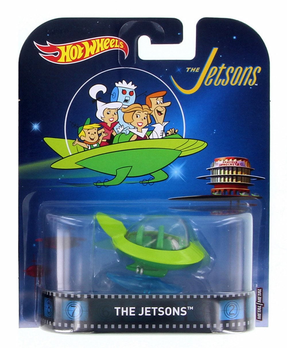The Jetsons Flying Car, Green Hot Wheels DMC55/956C 1/64 Scale