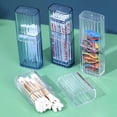 thumbnail image 4 of Typpkmm Portable Transparent Storage Box, Practical Toothpick Cotton Swab Case 1pc, 4 of 7