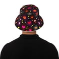 thumbnail image 5 of Fuzoiu Geometric Hearts Print Reflective Bucket Hat,Outdoor Hat for Men and Women,Bucket Hat for Travel Fishing Hunting Summer Camp, 5 of 6