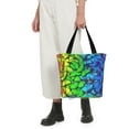 thumbnail image 4 of Balery Multicolored Butterflies Bolsa de Hombro con Diseño, Bolsa Grande y Duradera, Bolsa Versátil para Compras, 4 of 4