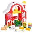 Kid Connection Farm House Play Set with Animals, 19 Pieces