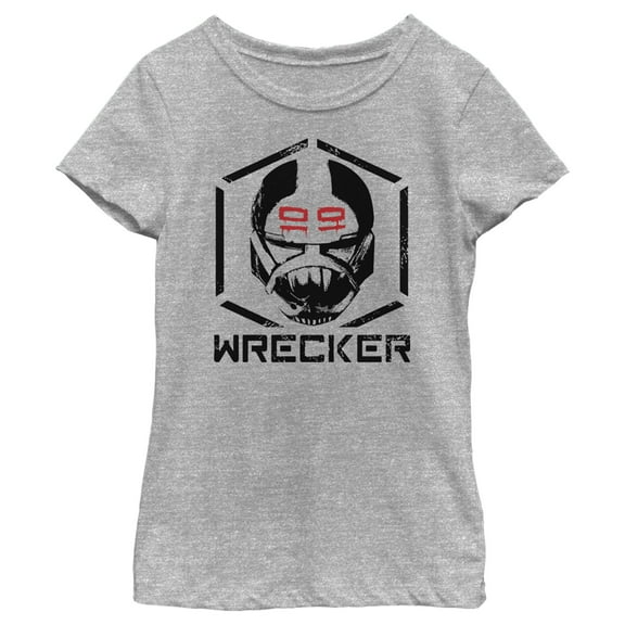 Girl's Star Wars: The Bad Batch Wrecker  Graphic Tee Athletic Heather Small