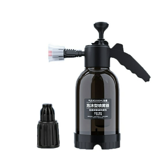2L Hand Pump Foam Sprayer Pneumatic Washer Foam Snow Foam High Pressure Car Wash Bottle for Car Home Cleaning