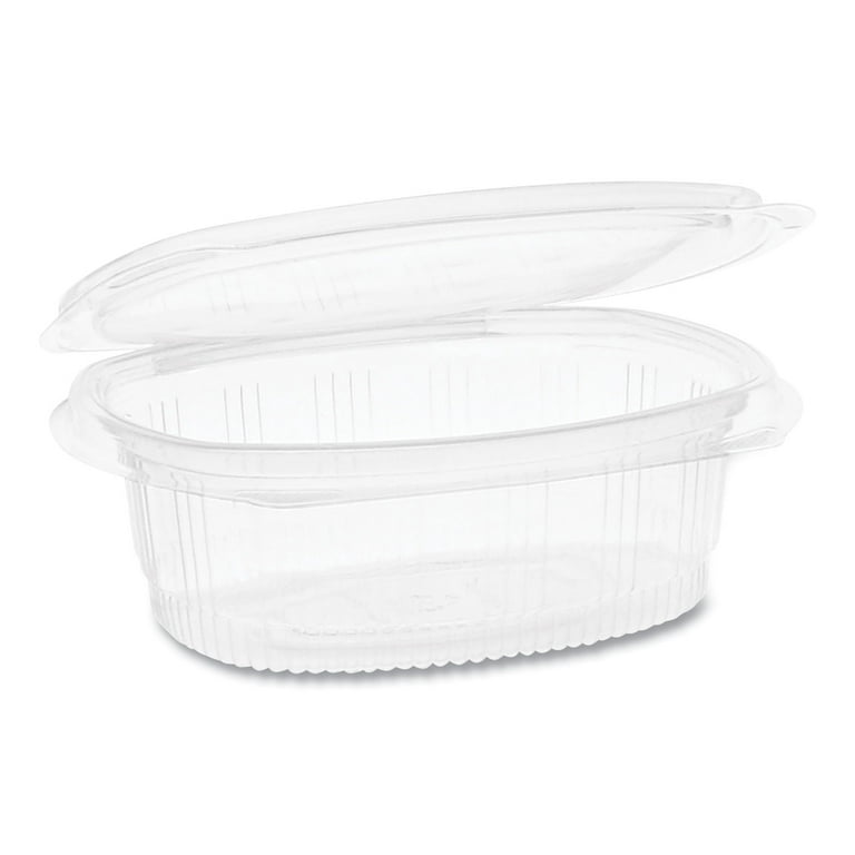 Compostable 16 oz Medium Hinged Deli Containers