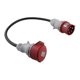 thumbnail image 3 of 5Pin Adapter Plug 32A to 16A Coupling Socket [3-Phase,400V] Hose Cable High Current Adapter ,Protect 2025, 3 of 5