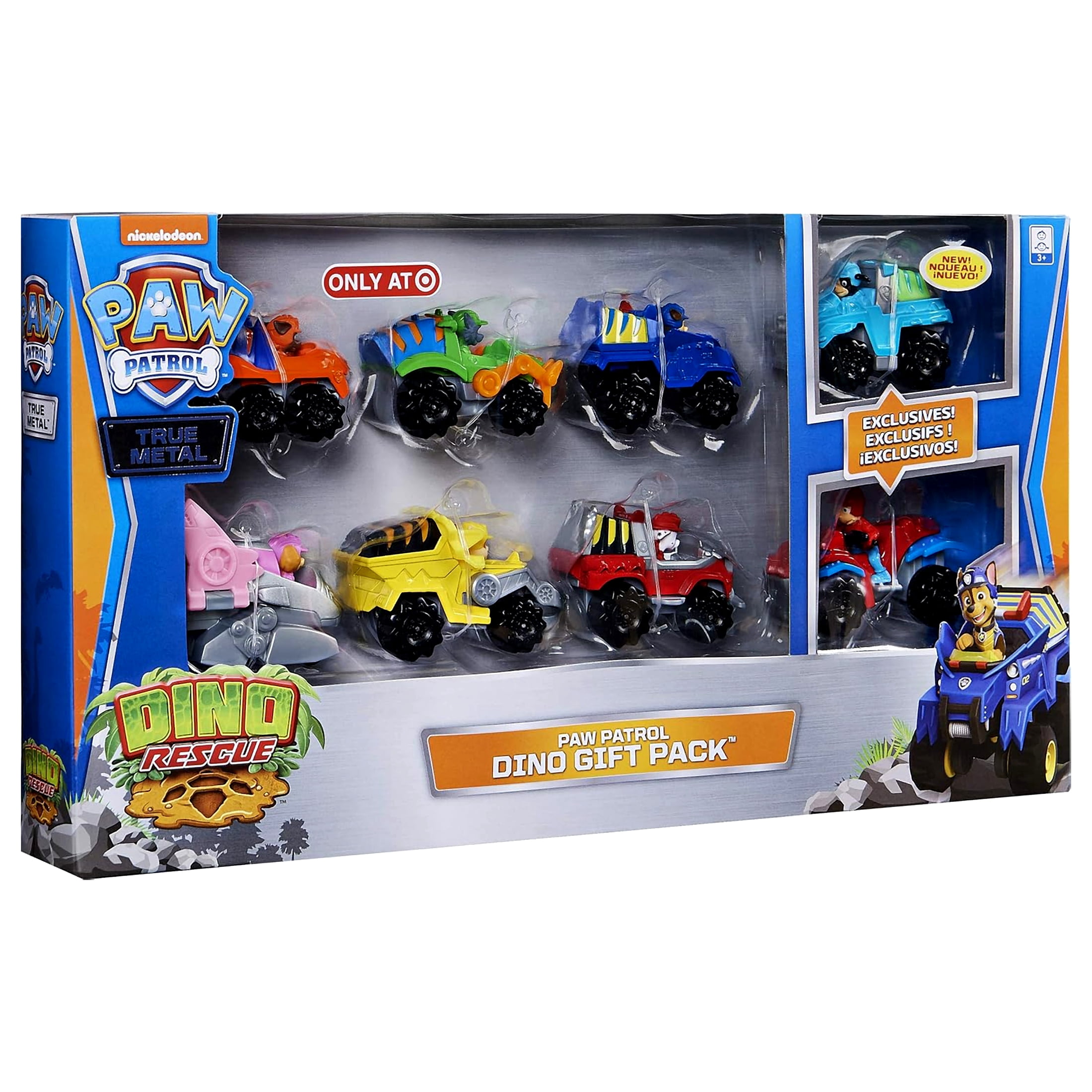 Paw Patrol True Metal Dino Gift Pack Diecast Car 8-Pack