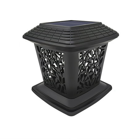 

2023 Newly Solar Post Lights Outdoor Fence Cap Light forPosts Patio Garden Decoration White Lighting Black，Lighting Solar Outdoor Post Cap Lights Light forFence Black