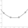 thumbnail image 6 of True Origin 14K White Gold 1 1/3 carat Lab Grown Diamond VS/SI D E F 20 Station Necklace - 20" Chain, 6 of 9