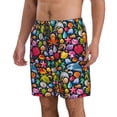 thumbnail image 2 of Naloa Underwater Diving Animals Men's Beach Shorts, Surfing shorts, Swim trunks, Quick Dry Swim Trunks for Surfing Beach Fun - 3X-Large, 2 of 9