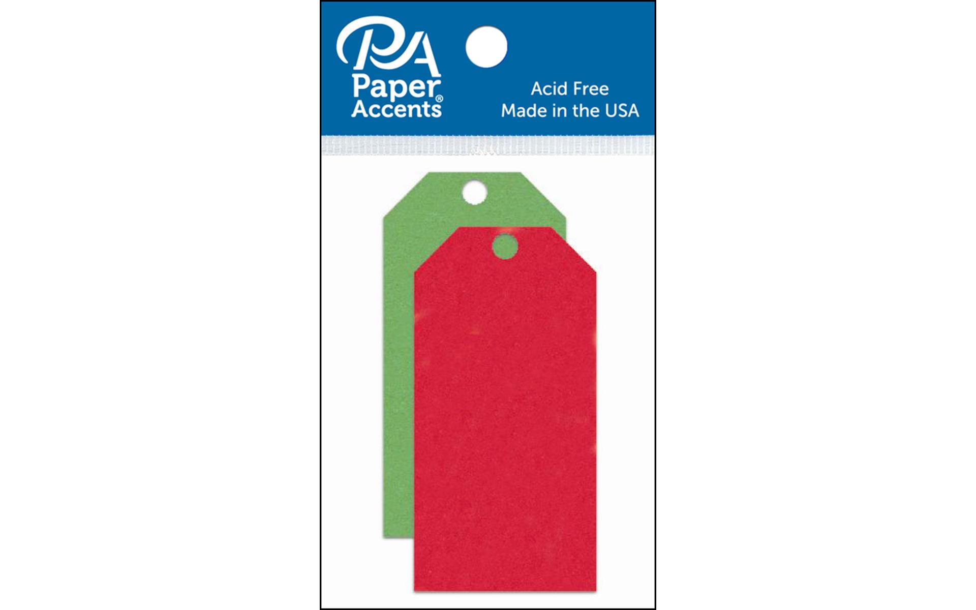 Craft Tags 1.625x3.25 25pc Christmas