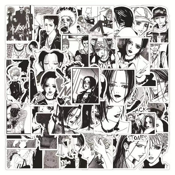 Paquete de pegatinas Nanas Anime, 60 unidades, pegatinas decorativas de dibujos animados