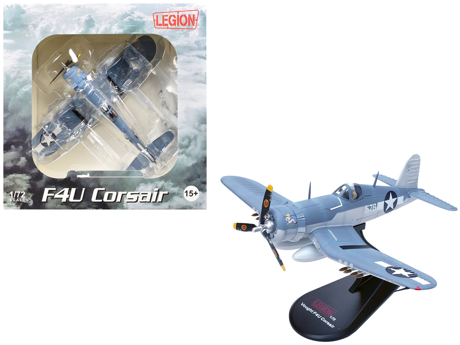 Vought F4U-4 Corsair Fighter Plane Marine Fighter Squadron 323