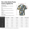 thumbnail image 6 of Lsque Squirrel And Leaves pattern Hawaiian Shirt for Men, Unisex Summer Beach Casual Short Sleeve Button Down Shirts-Medium, 6 of 9