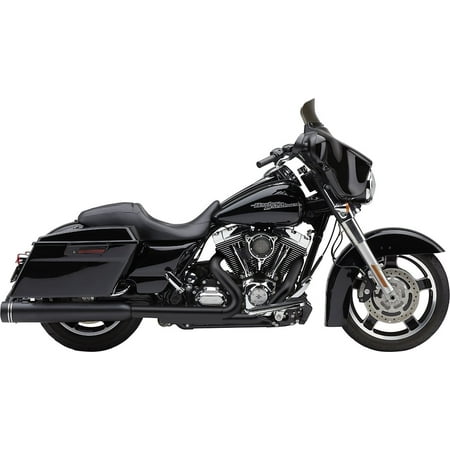 Cobra 4.5 Gen-2 Neighbor Haters Black Slip-On Mufflers for 95-16 FL (6290RB)