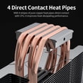 thumbnail image 3 of Thermaltake Mercury S400 RGB CPU Cooler PWM Snap-on Fan 4, 3 of 6