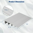 thumbnail image 2 of EastVita 4" Rise Aluminum Door Threshold Ramp, Heavy Duty Entry Ramp for Doorways, 700 lbs Capacity, 2 of 7