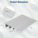 thumbnail image 2 of Rampas para Umbrales de Puertas, Rampa de Entrada de 4" de Alto, Rampa Umbral de Aluminio con Capacidad de 700 lb, 2 of 7