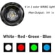 thumbnail image 3 of 4 In 1 Multicolor Flashlight, 300 Lumen Zoomable One Mode White Red Green Blue Light, Hunting Flashlight, 3 of 5
