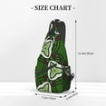 thumbnail image 3 of ZICANCN Green Abstract Geometric Art Crossbody Sling Bag for Men Women - Casual Shoulder Backpacks for Travel Sport Climbing Runners Daypack, 3 of 9