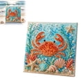 thumbnail image 2 of Marine Theme Diamond Painting Kit Sea Animal Mosaic Art Set Ocean Themed Beaded Wall Decor Craft Set DIY Bedazzler Kit for Adults Gift, 2 of 3