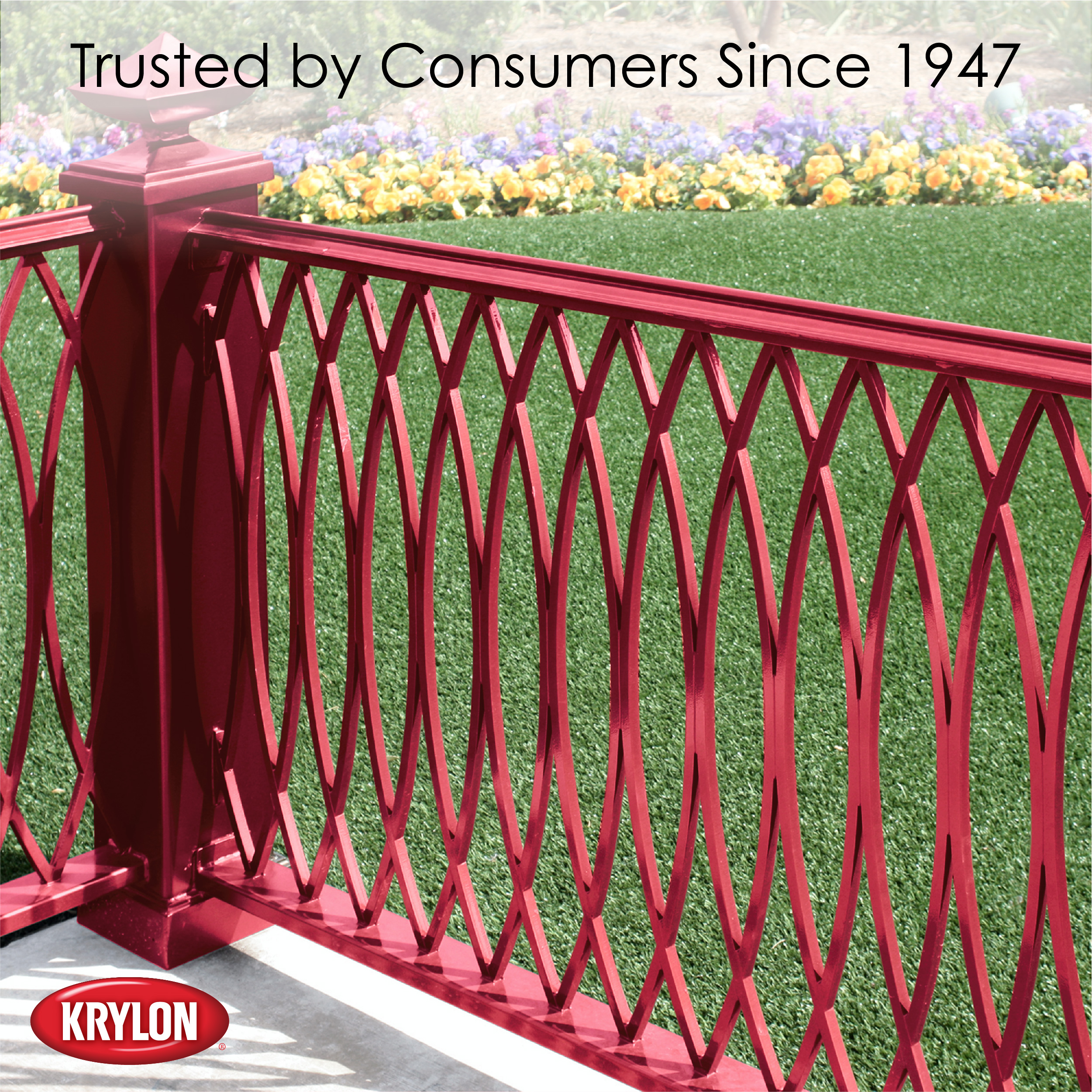 Krylon Rust Protector Enamel Spray Paint, Gloss, Red 15 oz.