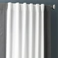 thumbnail image 5 of Fresh Popcorn and Millstone Grey Vertical Colorblock Panama Curtain (1 Panel), Fresh Popcorn and Millstone Grey, 50W X 108L, 5 of 6