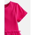 thumbnail image 3 of Wonder Nation Girls' Tutu Dress with Short Sleeves, Sizes 4-18, 3 of 3