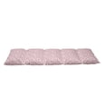 thumbnail image 2 of Love Floor Pillow Lounger Cover, Valentine Hearts Gatherings Engagement Honeymoon Arrow Doodle Style Print, Nap Mat Printed Fabric Case for 5 Pillows, 88" x 27", Magenta Ruby White, by Ambesonne, 2 of 5