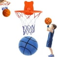 thumbnail image 4 of Silent Basketball Set And Net Bag 3 PCS/set Including 1 Silent Basketball 1 Basketball StAnd 1 Basketball Net Bag With No Noise During Basketball Dribbling Toys, 4 of 8