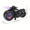 thumbnail image 3 of Lohoms Retro Motorcycle Bluetooth Speaker, Black Portable Mini Stereo 1950s Replica Wireless Speaker with RGB Lights, FM Radio, TWS, USB & TF Card Support, 3 of 12