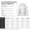 thumbnail image 5 of Daiia Playful Polar Bear Pals UPF 50+ Sun Protection Hoodie Jacket Lightweight Long Sleeve Sun Shirt for Women Men with Pocket Hiking Outdoor-3X-Large, 5 of 7