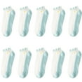 thumbnail image 3 of MZXELPRJD No Show Socks Womens 10 Pairs Casual Cute Little Daisy Mesh Splice Beaded Breathable Short Socks, Compression Socks for Women Light Blue, 3 of 4