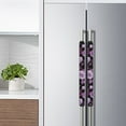 thumbnail image 2 of Yuyamidu Purple Rose Refrigerator Door Handle Cover, Anti-Scratch Fridge Oven Microwave Handle Protective Cover for Indoor Decoration, Refrigerator Handle Covers Set of 4, 2 of 7
