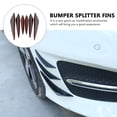 thumbnail image 2 of BESTYASH 6Ud Aletas Splitter Para Bumper De Auto En PVC Negro Para Estabilidad Y Protección Exterior, 2 of 6
