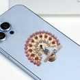 thumbnail image 2 of Cell Phone Ring Holder Metal Finger Grip Finger Kickstand 360° Rotation Universal Finger Ring Phone Grip Compatible With All Smartphone, 2 of 6