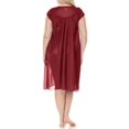 thumbnail image 2 of EZI Nightgowns for Women - Soft & Breathable Satin Night Gowns for Adult Women - Medium to Plus Size Womens Sleep Shirts - Knee-Length Nightgown, 2 of 7