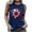 Blue, variant on Womens 4th of July Graphic Tank Tops Red White and Blue Patriotic Shirt Memorial Day Tee Top Casual Sleeveless Basic Shirts July 4th USA Flag T-shirt