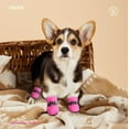 thumbnail image 2 of Dog Shoes Dog Boots & Paw Protector, Anti-Slip Sole Winter Dog Booties with Reflective Straps Dog Snow Boots for Small Medium Dogs 4PCS, 2 of 7