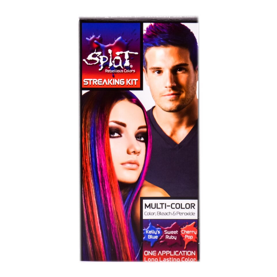 Multi Color , Splat Rebellious Colors Complete Hair Color Dye Kit with