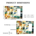 thumbnail image 3 of Watercolor Sunglasses Switch Cover Decorative Wall Plate 3-Gang 2-Toggle 1-Decor Standard Size, 3 of 5