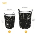 thumbnail image 3 of Balery Spiders On The Web Cesta de ropa redonda con asas, impermeable, independiente, para ropa, juguetes, dormitorio y familia-Small, 3 of 6