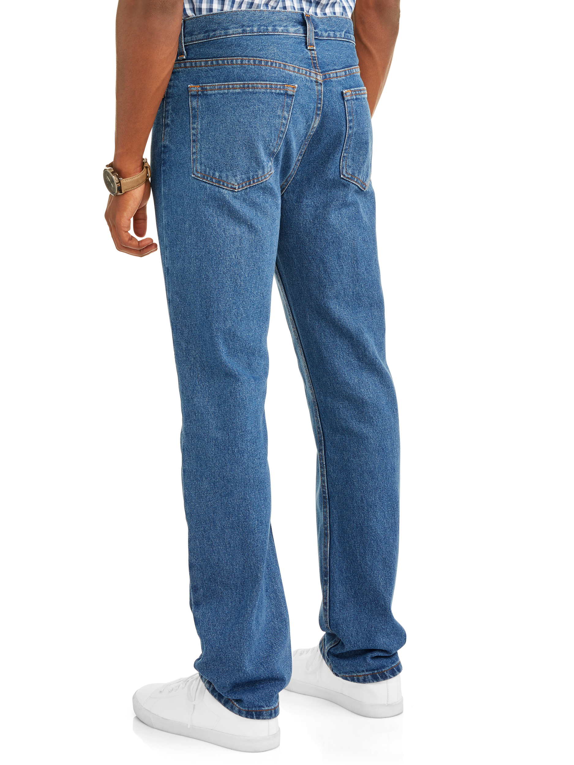 George Men's and Big Men's 100% Cotton Regular Fit Jeans - image 8 of 9