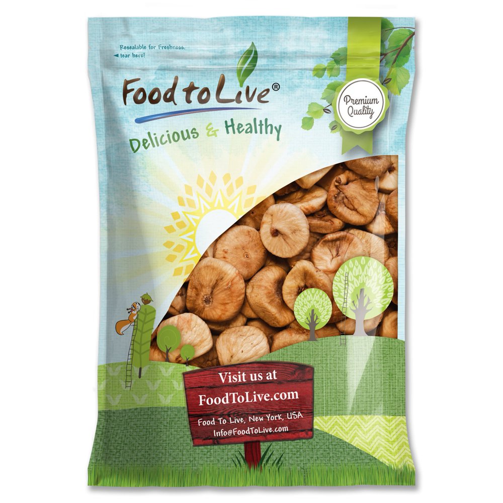 Turkish Smyrna Figs, 5 Pounds Dried Raw Fruits, Kosher, Vegan