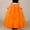 Orange, variant on Women's Big Swing Long Boneless Skirt Half Shag Petticoat Spray Skirt Skirts for Women Midi Length Leather Skirts for Women High Waist Twin Size Bed Skirt Skirt Pants for Women 12 Drop Bed Skirt Slit