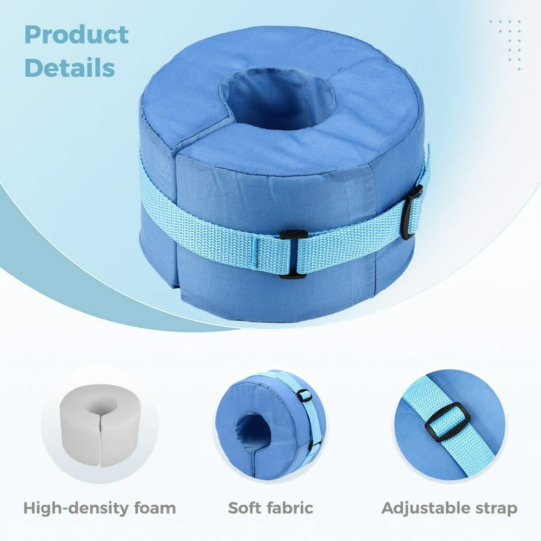 Foot Elevation Pillow Post Surgery Ankle Heel Protector for Pressure Sores Leg Elevation Feet Pillow for Swelling Bed Sore Pressure Ulcer Cushion