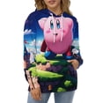 thumbnail image 5 of Kirby Game Unisex Sweatshirts Hoodies 3D Printing Fashion Hoody Pullover For Mens And Womens Winter Daily Adult Hooded Clothes With Drawstring And Pocket, 5 of 7