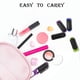 thumbnail image 5 of 4 pcs Colorful Portable Folding Hair Brush with Mirror Compact Pocket Hair Comb for Travel Gift Idea, 5 of 5
