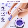 thumbnail image 3 of Forro de silicona Wax Warmer Tress Wellness con espátulas, color morado, 3 of 6