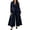 Navy, variant on Atkumj Blazer Sets Women 2 Piece Outfits Stylish Lapel Button Jackets and Wide Leg Pants Suit Set Casual Solid Color Women Suits 2 Piece Set Business S