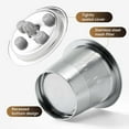 thumbnail image 3 of Stainless Steel Reusable K Cups for K eurig Supreme & Supreme Plus, Reusable K Cups Five Hole Universal K-eurig Refillable Coffee Pod Filter (2 Pack), 3 of 8